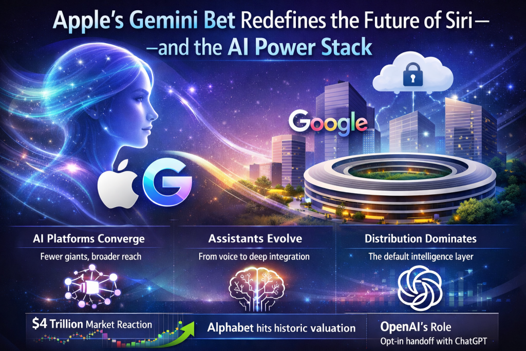 Apple’s Gemini Bet Redefines the Future of Siri and the AI Power Stack